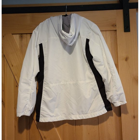 NIKE Women's Medium Full Zip Black White Running Athletic Lined Jacket F1 STI - Picture 2 of 12